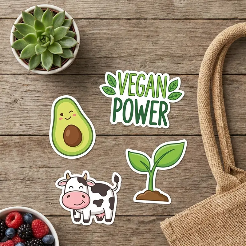 Vegane Aufkleber – Bild 2
