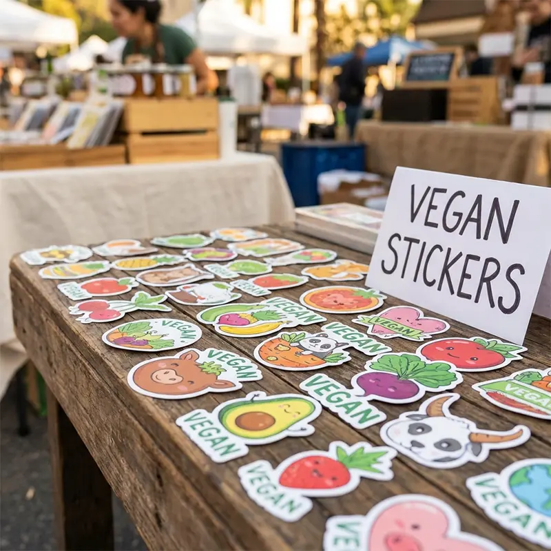 Vegane Aufkleber – Bild 3